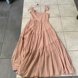 Blush Maxi Dress- Never before worn!